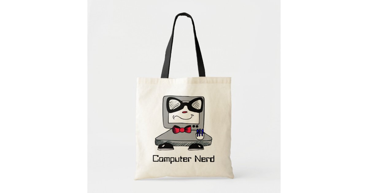 Computer Nerd Geek Tote Bag Zazzle Computer Nerd Geek Tote Bag Zazzle