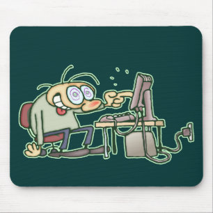 Computer Nerd Mouse Pad