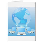 Computer network world concept (Front)