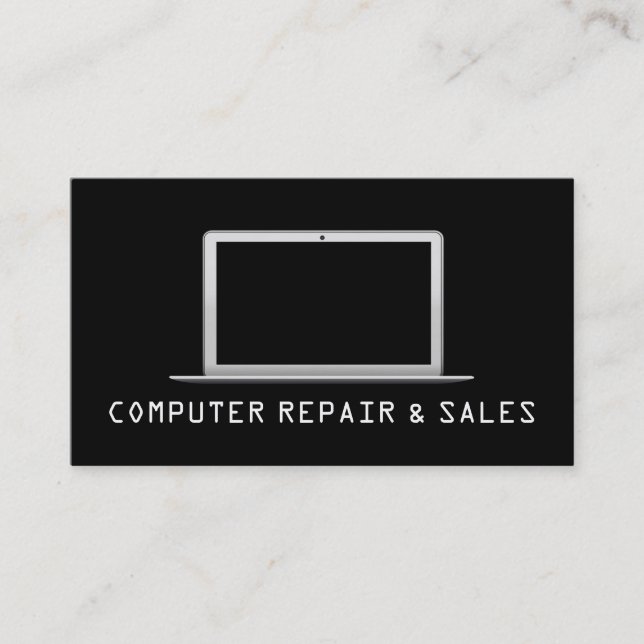 Computer PC Electronics Repair Business Card (Front)