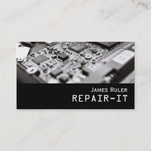 Computer PC Electronics Repair Business Card
