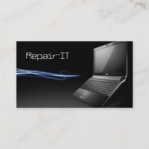 Customizable Computer, PC Repair Business Card