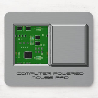"COMPUTER POWERED MOUSE PAD" hatch & circuit board Mouse Pad