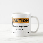 Computer Programmer At Work Coffee Mug at Zazzle