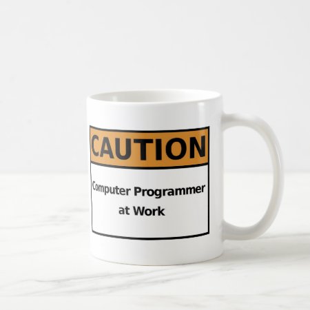 Computer Programmer At Work Coffee Mug
