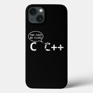 Computer Programmer Funny C Class Joke iPhone 13 Case