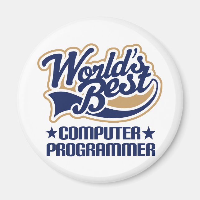 Computer Programmer Gift Magnet (Front)
