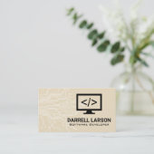 Computer Programmer Icon | Circuit Board Business Card | Zazzle