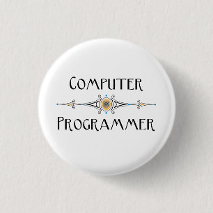 Computer Programmer Line Button