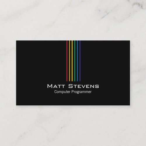 Computer Programmer Simple Business Card