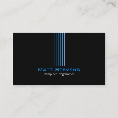 Computer Programmer Simple Business Card