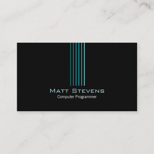 Computer Programmer Simple Business Card