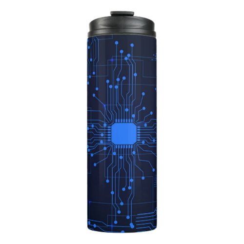 Computer Programmer Tech Circuit Board Thermal Tumbler