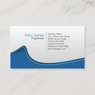 Computer Programmer Technical Elegant  Business Ca Card