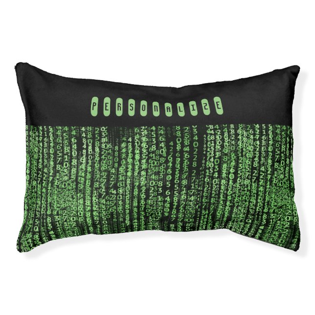 Computer Programming Matrix Data Input Dog Cat Pet Bed (Front)