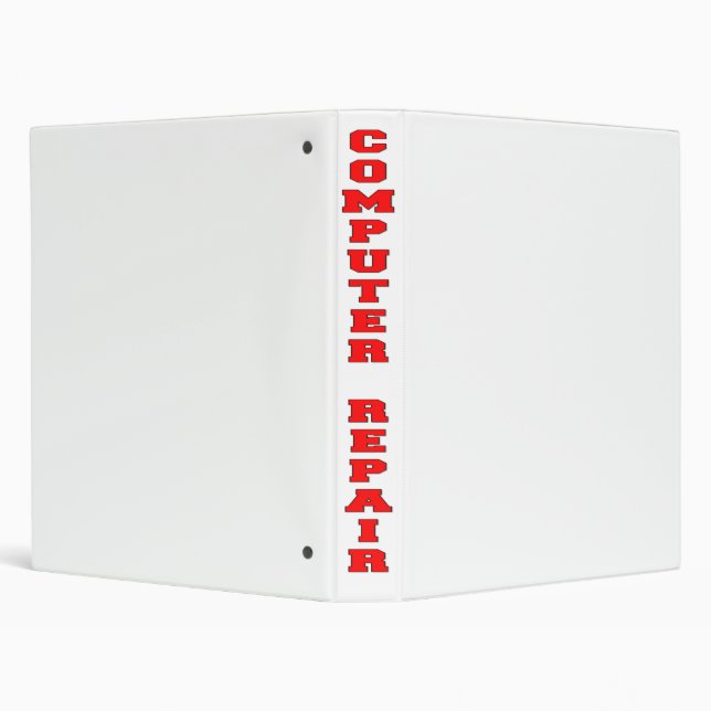 Computer Repair 3 Ring Binder (Background)