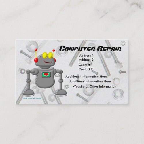 Computer Repair Business Card Template
