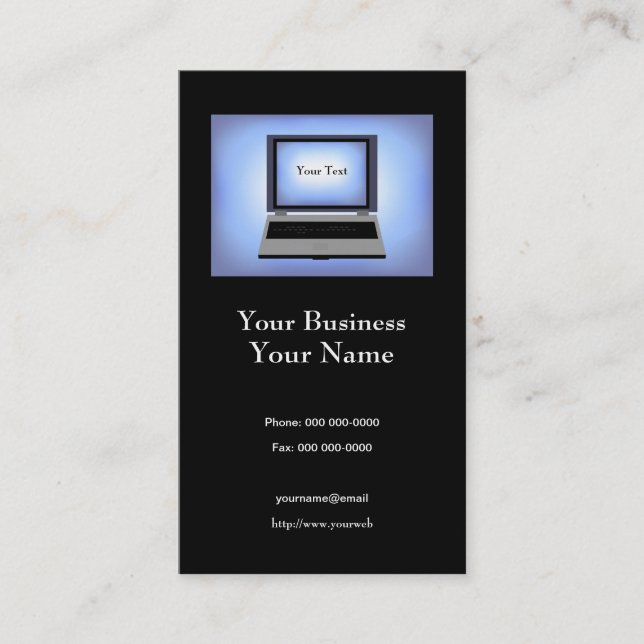 Computer Repair Business Card (Front)