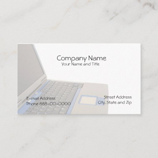Customizable Computer Repair Business Card