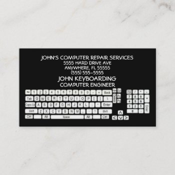 Computer Repair Business Card by Graphix_Vixon at Zazzle