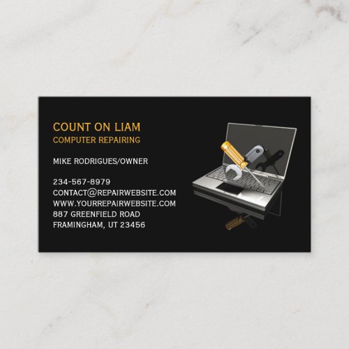 Computer Repair Business Card