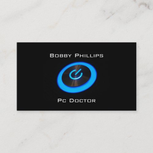 computer repair business card