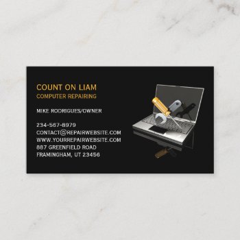 Computer Repair Business Card by all_items at Zazzle