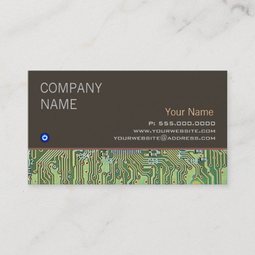 Customizable Computer Repair  Business Card