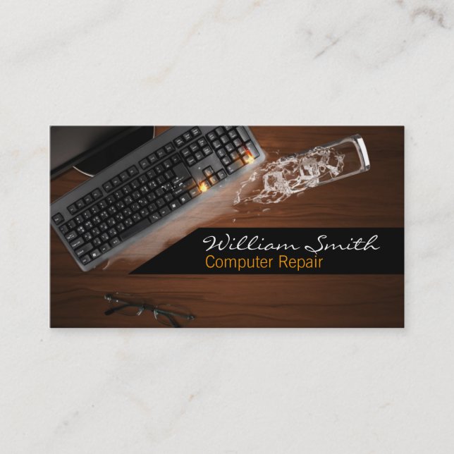 Computer Repair Business Card (Front)