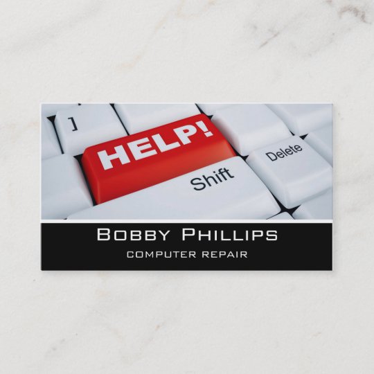 Computer Repair Business Card Zazzle Com