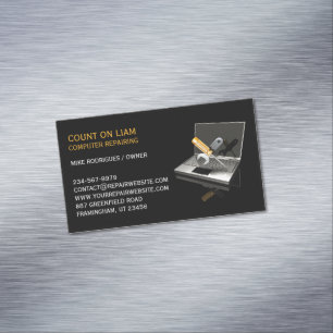 Computer Repair Business Card Magnet