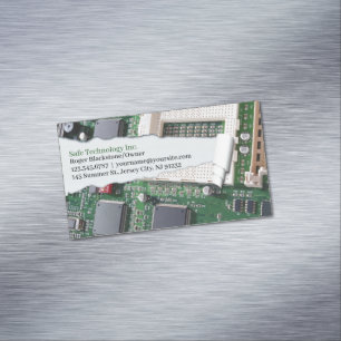 Computer Repair Business Card Magnet