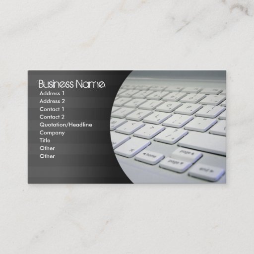 Customizable Computer Repair Business Cards