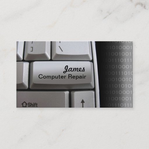 Customizable Computer Repair Business Cards