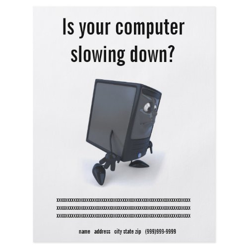 Computer Repair flyer