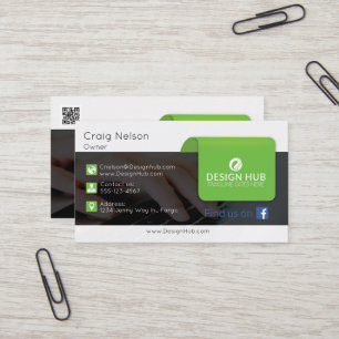 Computer repair professional business card