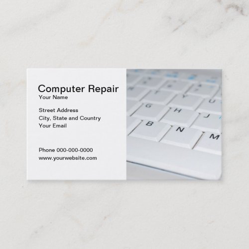 Computer Repair Services Business Card