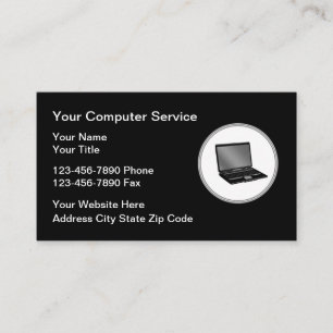 Computer Repair Services Business Cards