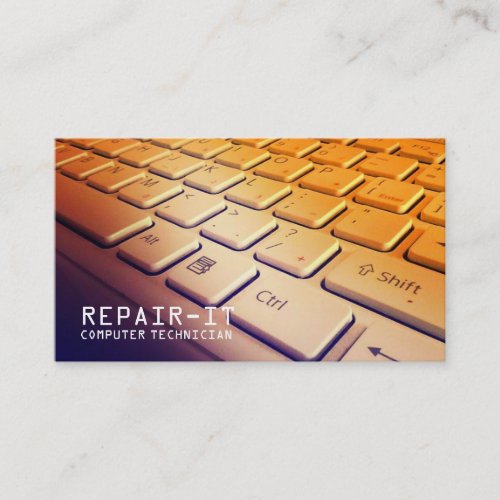 Computer Repair, Tech, Laptop Business Cards