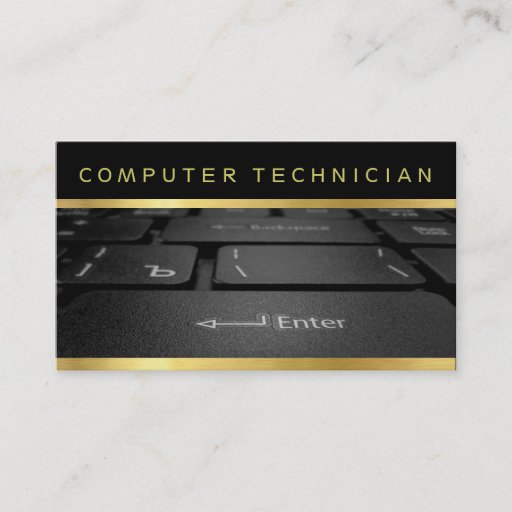Customizable Computer Repair, Tech, Laptop Business Cards