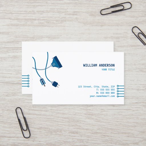 Customizable Computer Technician business card