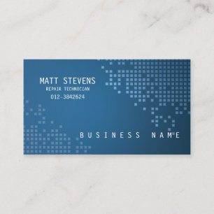 Computer Repair Technician Technical Skills Business Card