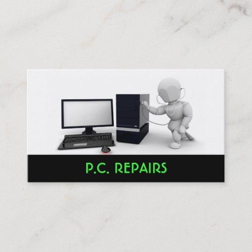 Computer Repairs Business Card