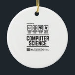 computer science ceramic ornament<br><div class="desc">computer science</div>