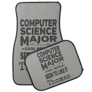 Computer Science College Major Cool People Car Floor Mat