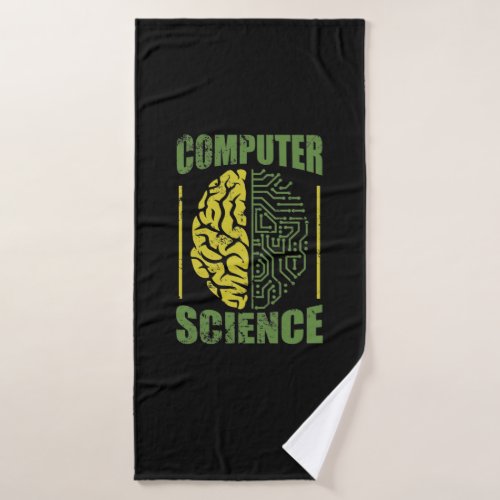 Computer Science Informatiker Software Bath Towel