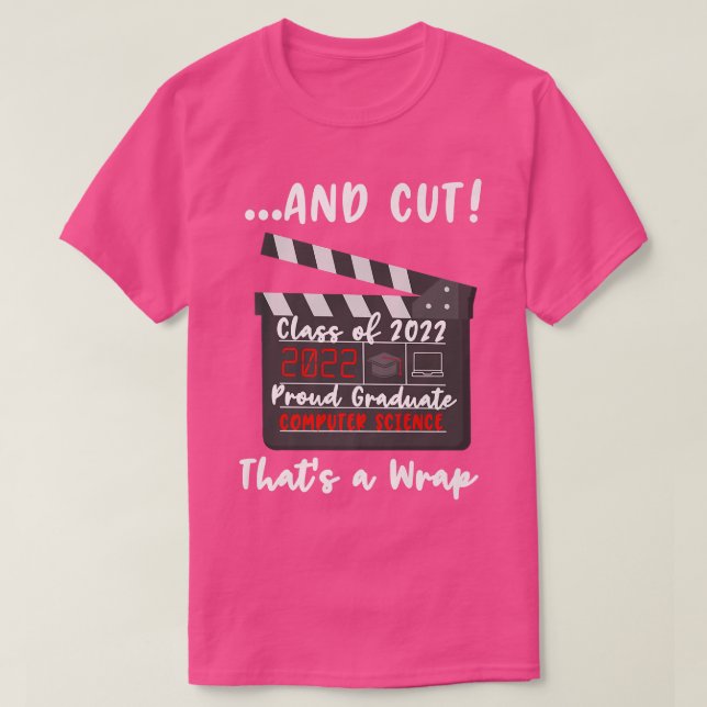 Computer Science Major Graduation Class of 2022 Gr T-Shirt (Design Front)