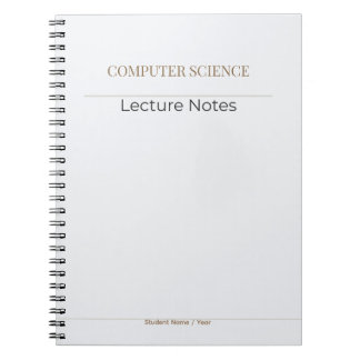 Computer Science Notebook – Minimal Academic Editi