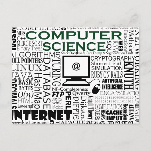 Computer Science postcard