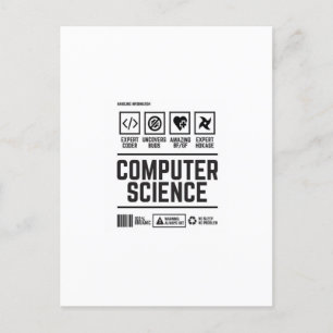 computer science postcard